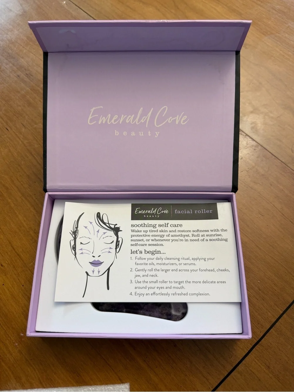 Emerald Cove Beauty Amethyst Facial Spa Set